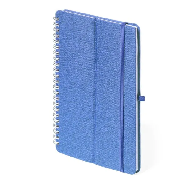  RPET notebook approx. A5, phone stand, tablet stand blue