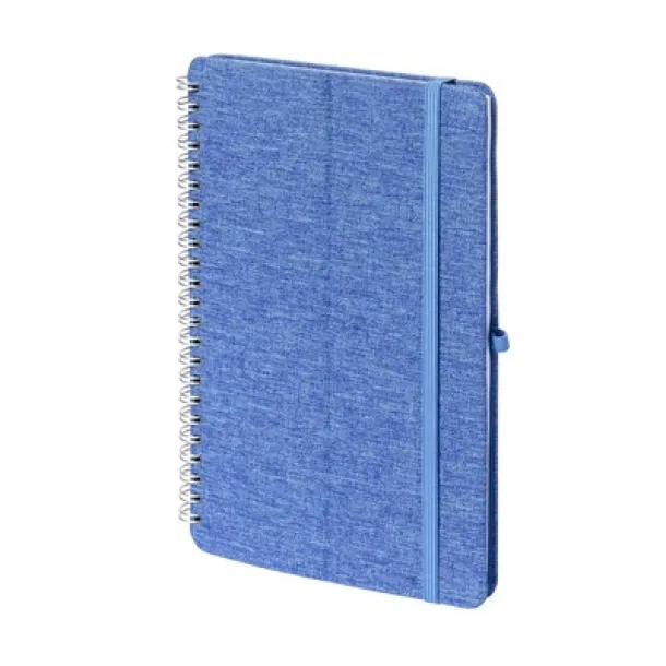  RPET notebook approx. A5, phone stand, tablet stand blue