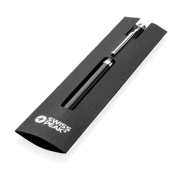  Swiss Peak Luzern pen - Swiss Peak Black Silver