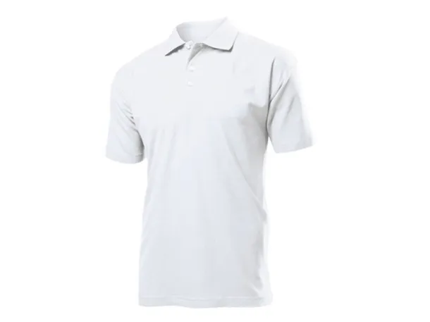 UNO men’s jersey polo shirt - EXPLODE White