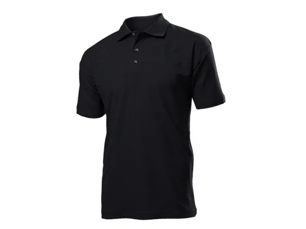 UNO men’s jersey polo shirt - EXPLODE Black