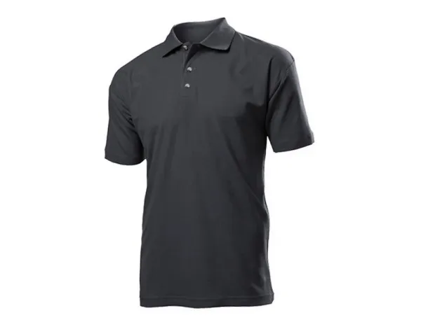 UNO men’s jersey polo shirt - EXPLODE Dark gray