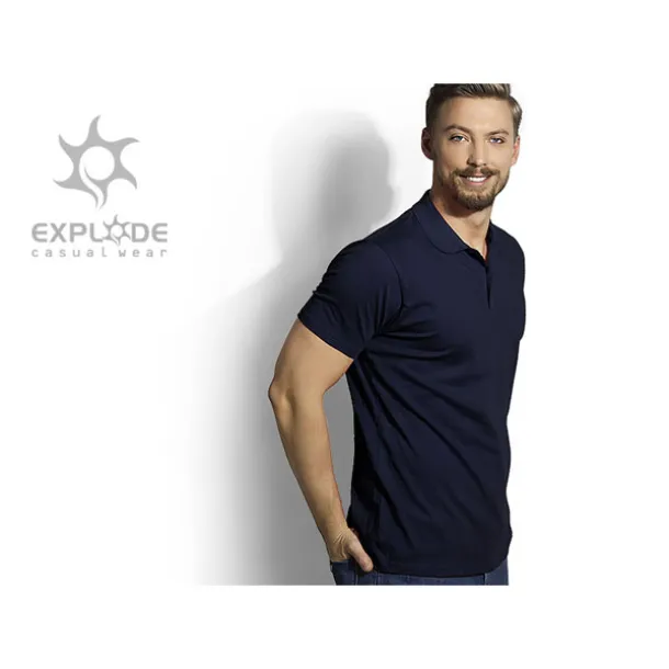 UNO Muška pamučna polo majica, 180 g/m2 - EXPLODE Plava