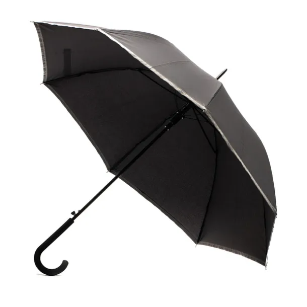 REFU umbrella with reflective tape Black