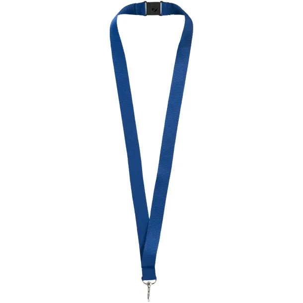 Lago lanyard with break-away closure - Unbranded Navy Blue