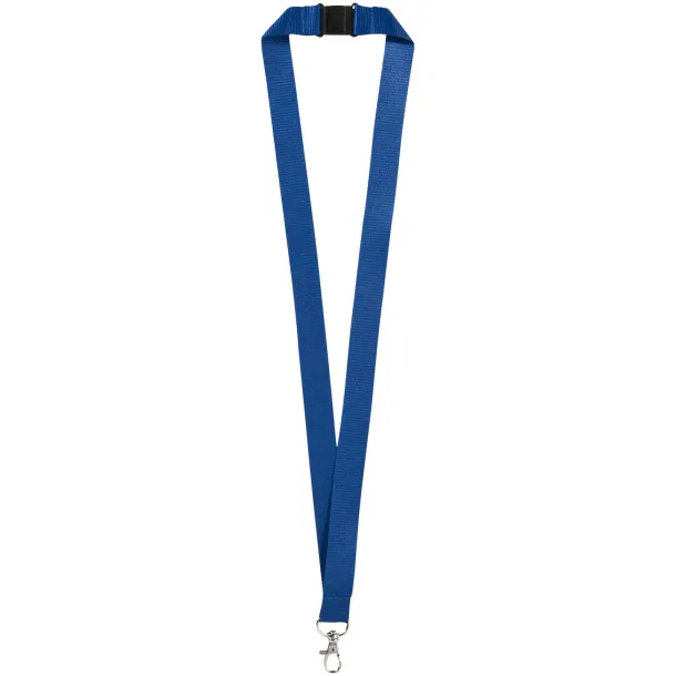 Lago lanyard with break-away closure Navy Blue