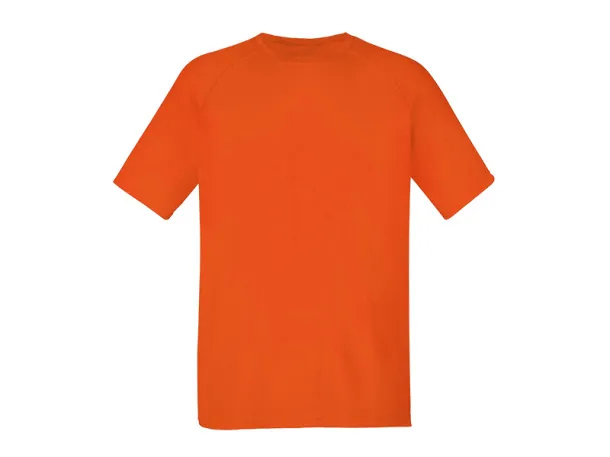 RECORD KIDS kid’s sports T shirt - EXPLODE Neon orange