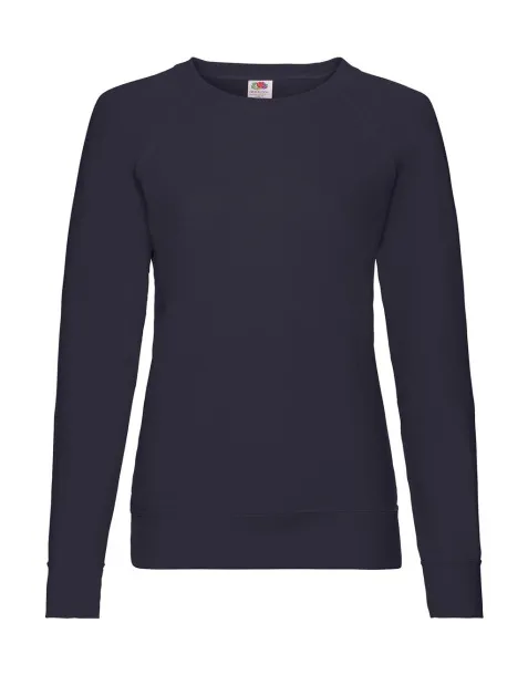  Ladies Lightweight Raglan Sweat - Fruit of the Loom Deep Navy