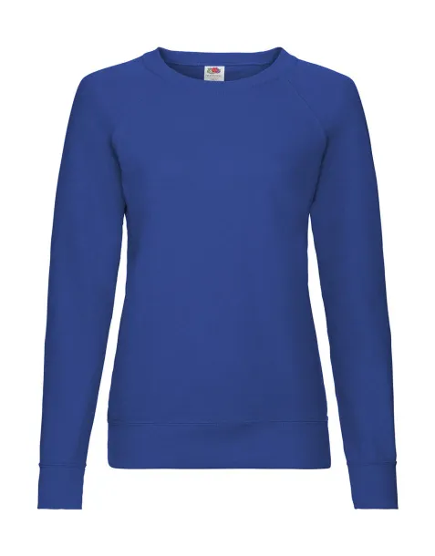  Ladies Lightweight Raglan Sweat - Fruit of the Loom Royal