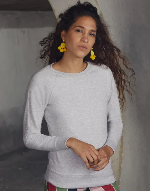  Ženski raglan pulover, 240 g/m² - Fruit of the Loom