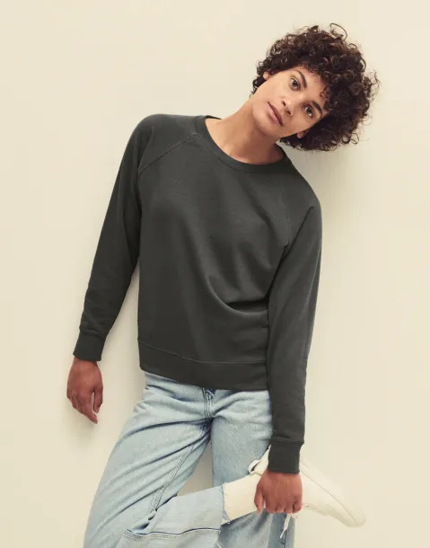  Ženski raglan pulover, 240 g/m² - Fruit of the Loom
