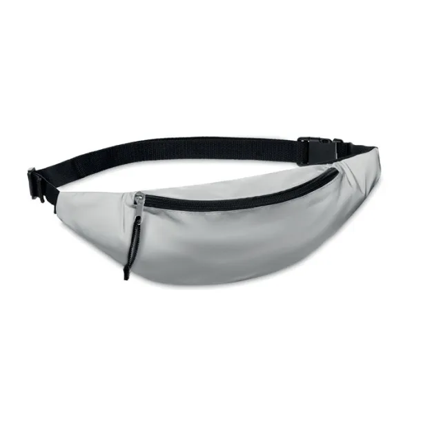 VISIWAIST High reflective waist bag Matt Silver