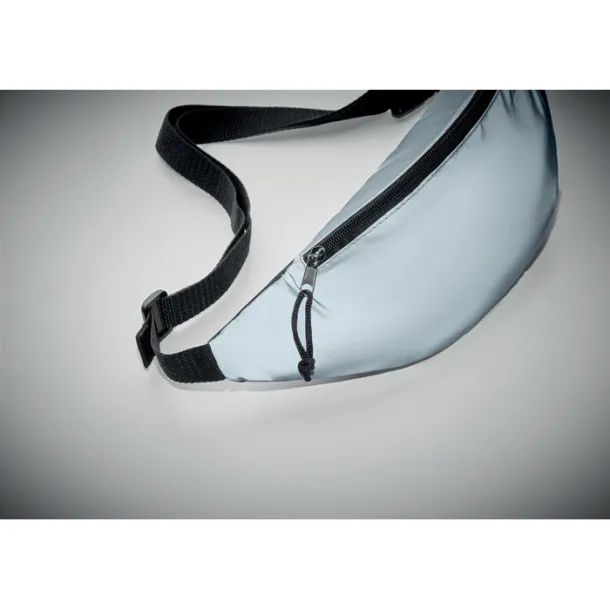 VISIWAIST High reflective waist bag Matt Silver