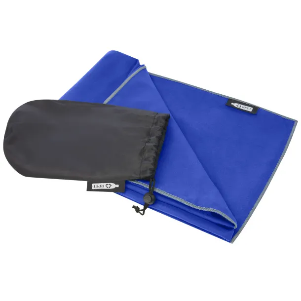 Pieter ultra lagani i brzosušeći ručnik od recikliranog materijala, 200 g/m² Process blue