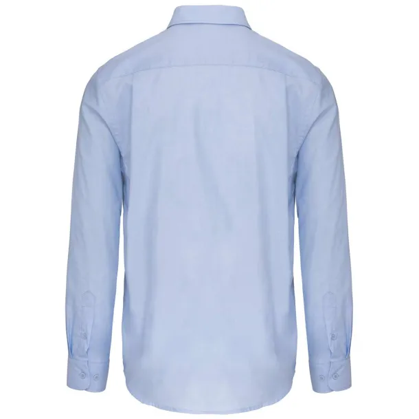  MEN'S LONG-SLEEVED OXFORD SHIRT - Kariban Oxford Blue