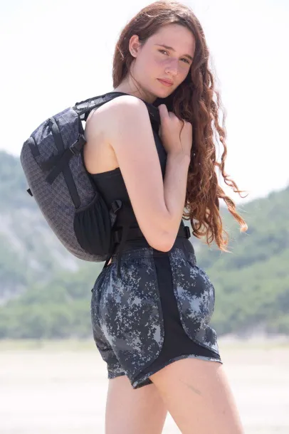  OUTDOOR SPORTS BACKPACK - Kimood Grey Denim Chili Pepper