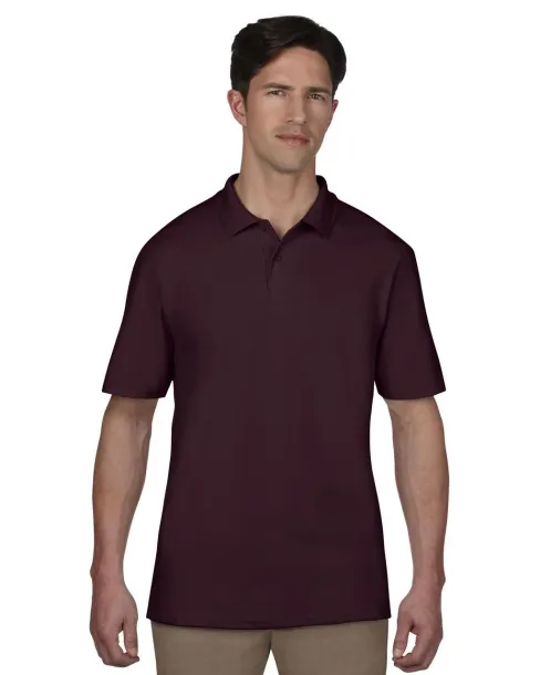  ADULT DOUBLE PIQUÉ POLO - Anvil Maroon