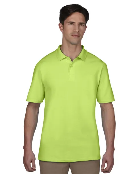  ADULT DOUBLE PIQUÉ POLO - Anvil Key Lime