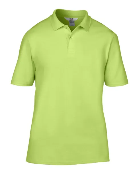  ADULT DOUBLE PIQUÉ POLO - Anvil Key Lime