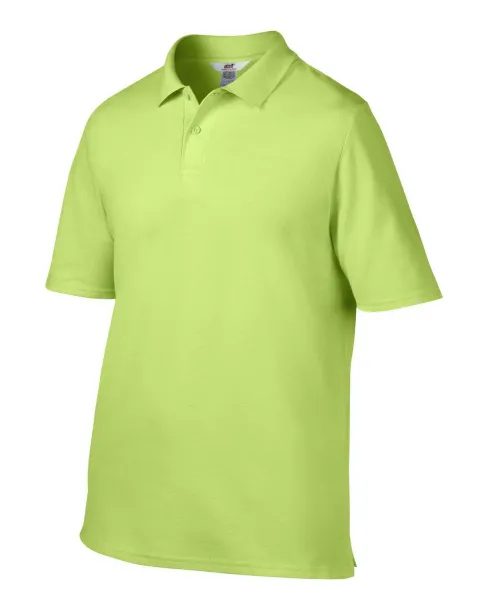  ADULT DOUBLE PIQUÉ POLO - Anvil Key Lime