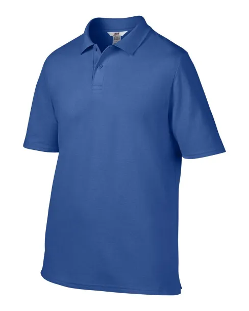  ADULT DOUBLE PIQUÉ POLO - Anvil Royal blue