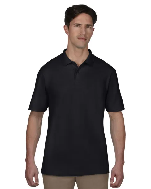  ADULT DOUBLE PIQUÉ POLO - Anvil Black