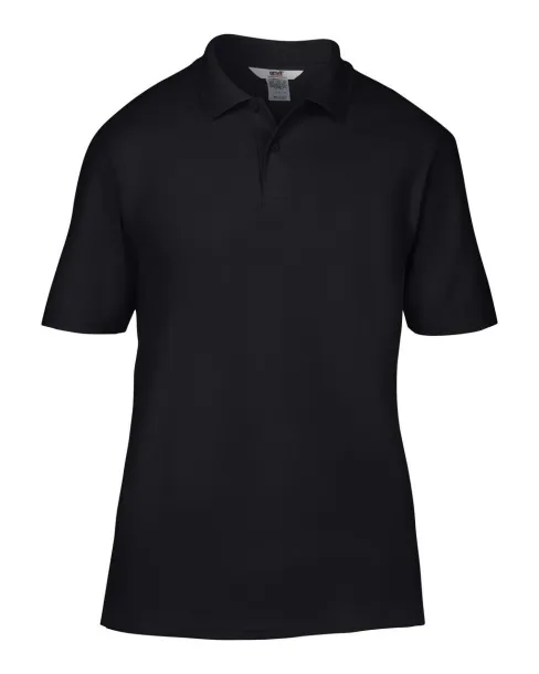  ADULT DOUBLE PIQUÉ POLO - Anvil Black