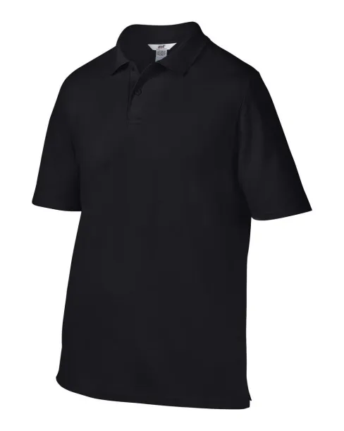  ADULT DOUBLE PIQUÉ POLO - Anvil Black