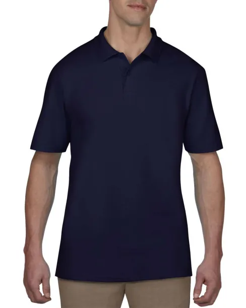  ADULT DOUBLE PIQUÉ POLO - Anvil Navy