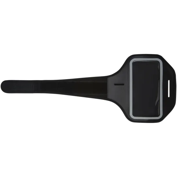 Haile reflective smartphone bracelet with transparent cover - Bullet Crna