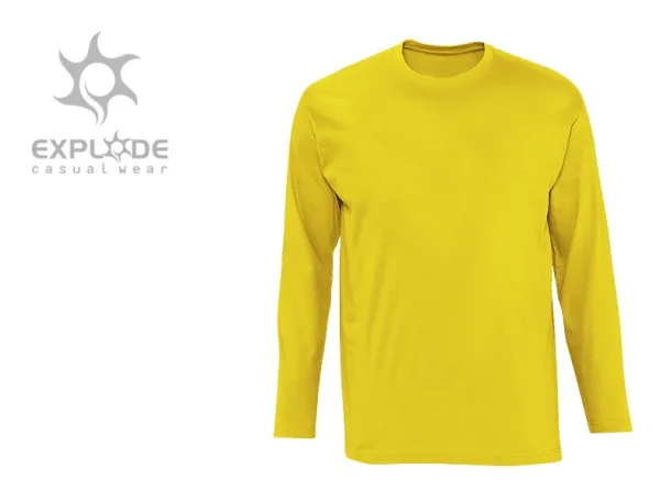 MAJOR men’s long sleeve shirt - EXPLODE Yellow