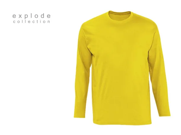 MAJOR men’s long sleeve shirt - EXPLODE Yellow