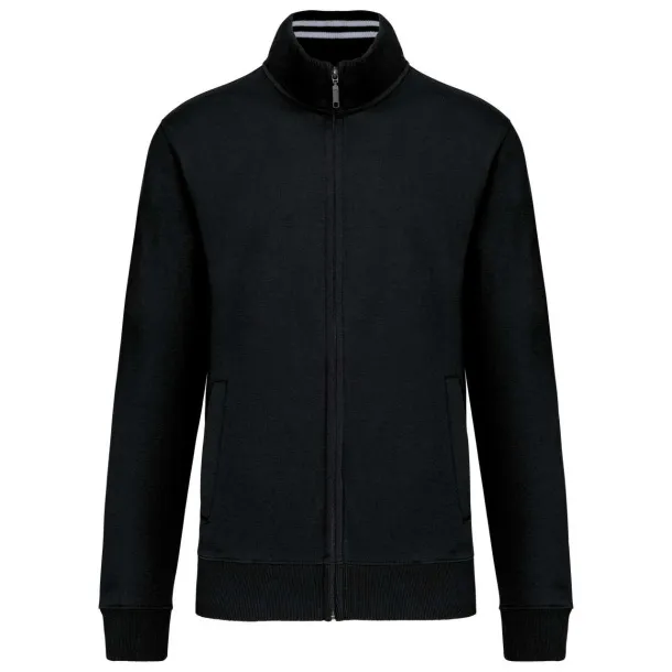  MEN'S FULL ZIP SWEAT JACKET - Kariban Black