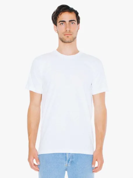  UNISEX FINE JERSEY SHORT SLEEVE T-SHIRT - American Apparel White