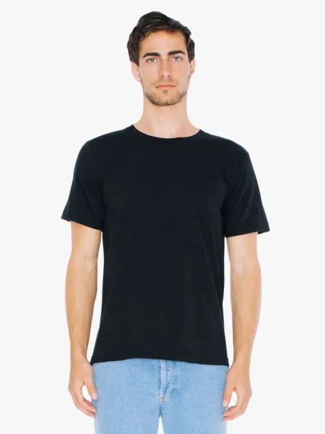  UNISEX FINE JERSEY SHORT SLEEVE T-SHIRT - American Apparel Black