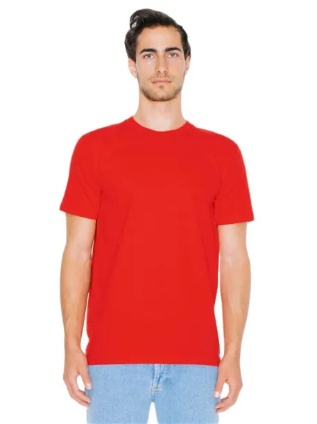  UNISEX FINE JERSEY SHORT SLEEVE T-SHIRT - American Apparel Red