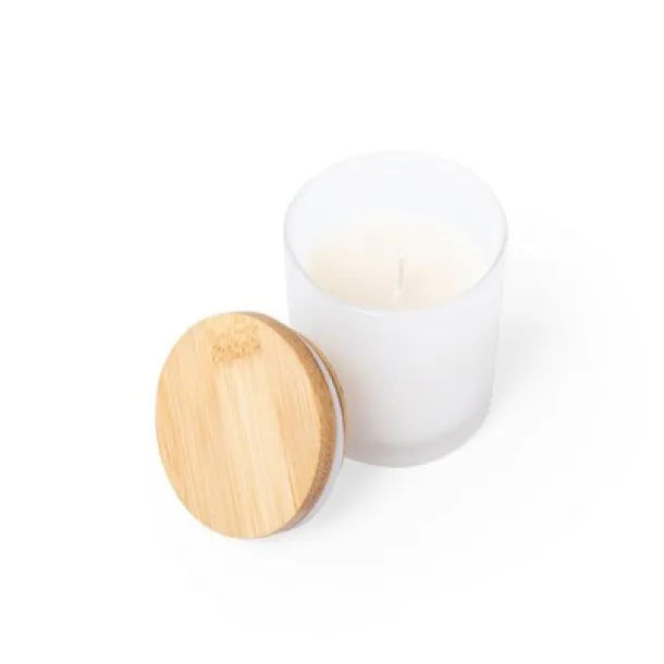  Scented candle white