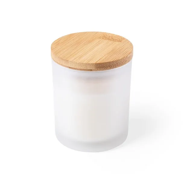  Scented candle white