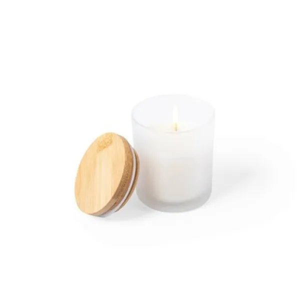  Scented candle white