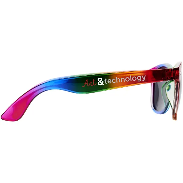 Sun Ray rainbow sunglasses - Bullet White