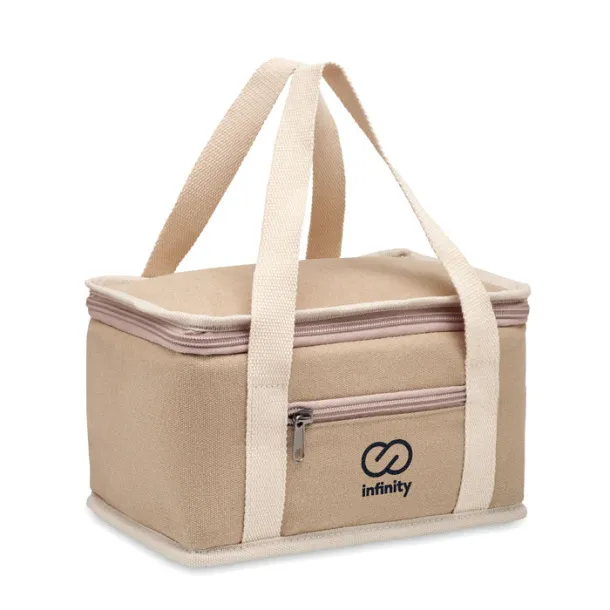 KECIL 6 can cool bag canvas 320gr/m² Beige