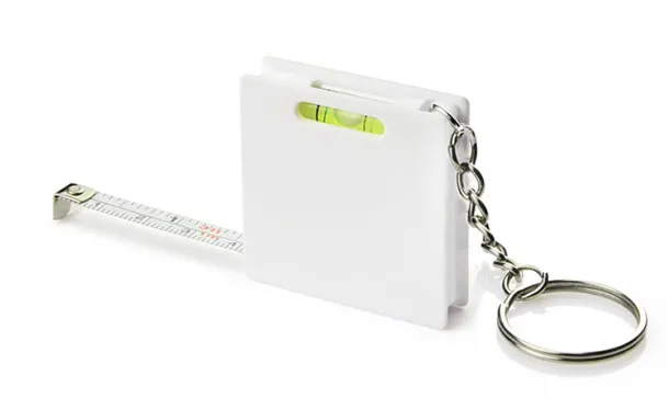 RIZO Keychain-tape measure  1 m White