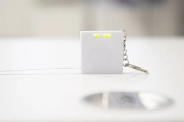 RIZO Keychain-tape measure  1 m Bijela