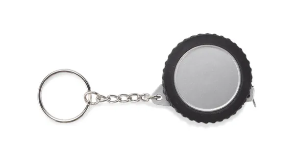 TIRE Keychain - tape measure  1 m Srebrna
