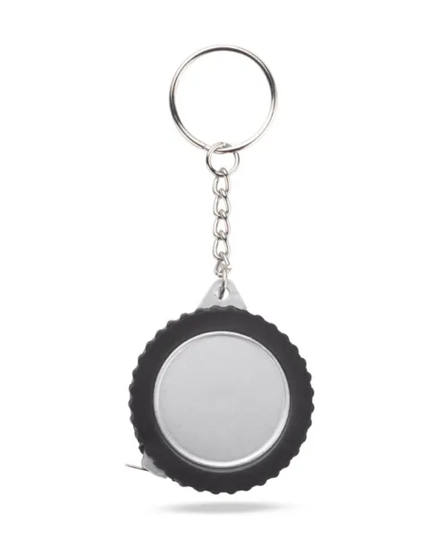 TIRE Keychain - tape measure  1 m Srebrna