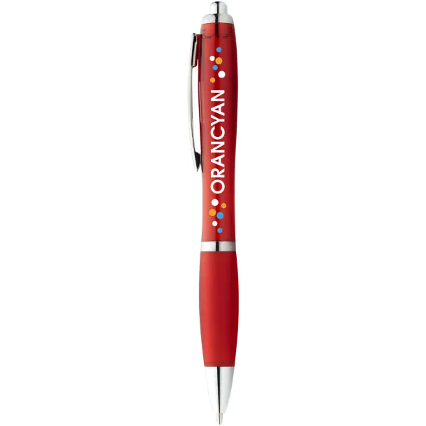 Nash ballpoint pen coloured barrel and grip - Unbranded Red