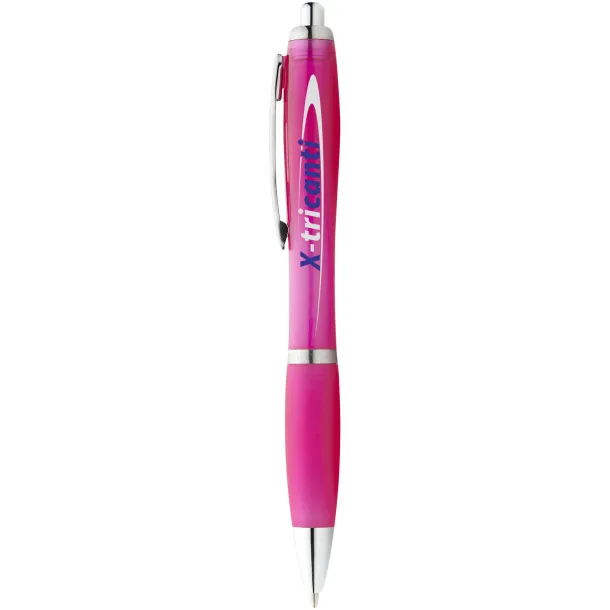 Nash ballpoint pen coloured barrel and grip - Unbranded Transparent pink