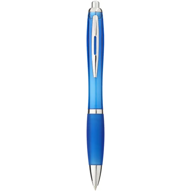 Nash ballpoint pen coloured barrel and grip Aqua blue