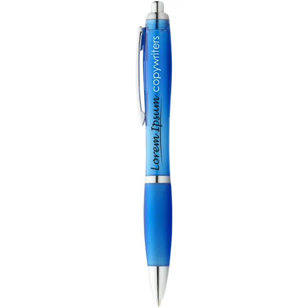 Nash ballpoint pen coloured barrel and grip - Unbranded Aqua blue