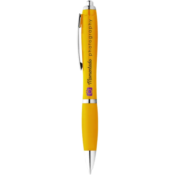 Nash ballpoint pen coloured barrel and grip - Unbranded Yellow